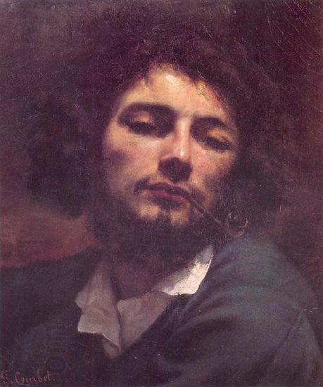Gustave Courbet The man with a pipe